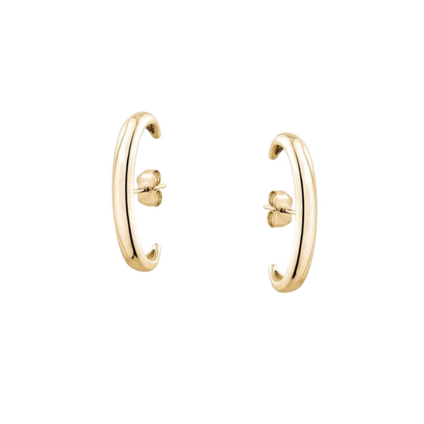 Kira 14K Ear Lobe Hugger Stud Earrings