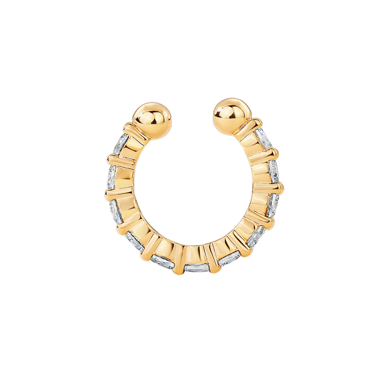 Mia Gold Cubic Zirconia Ear Cuff