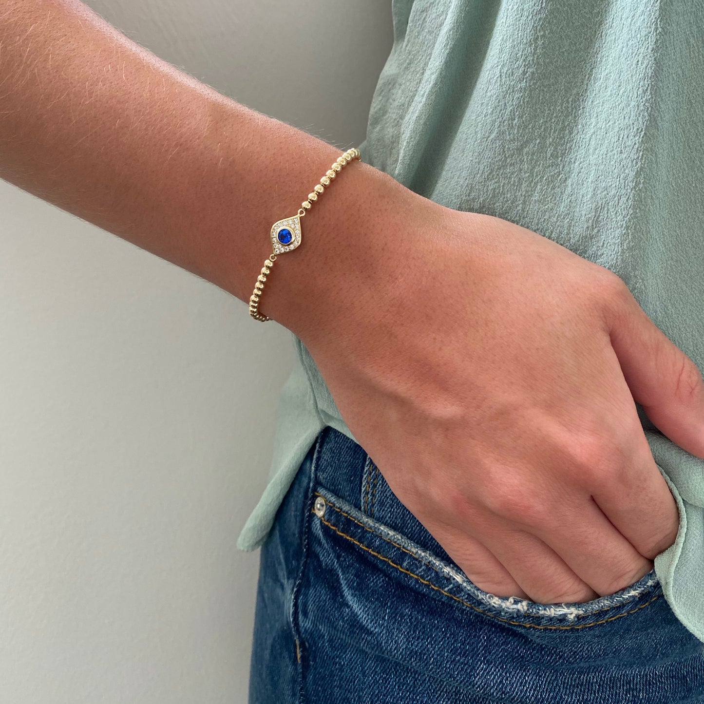Evil Eye Eternity Bracelet