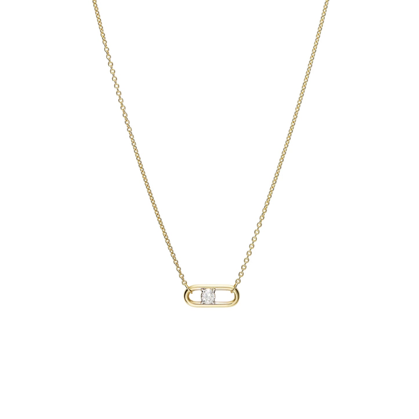 Tony Links Sliding Diamond Necklace