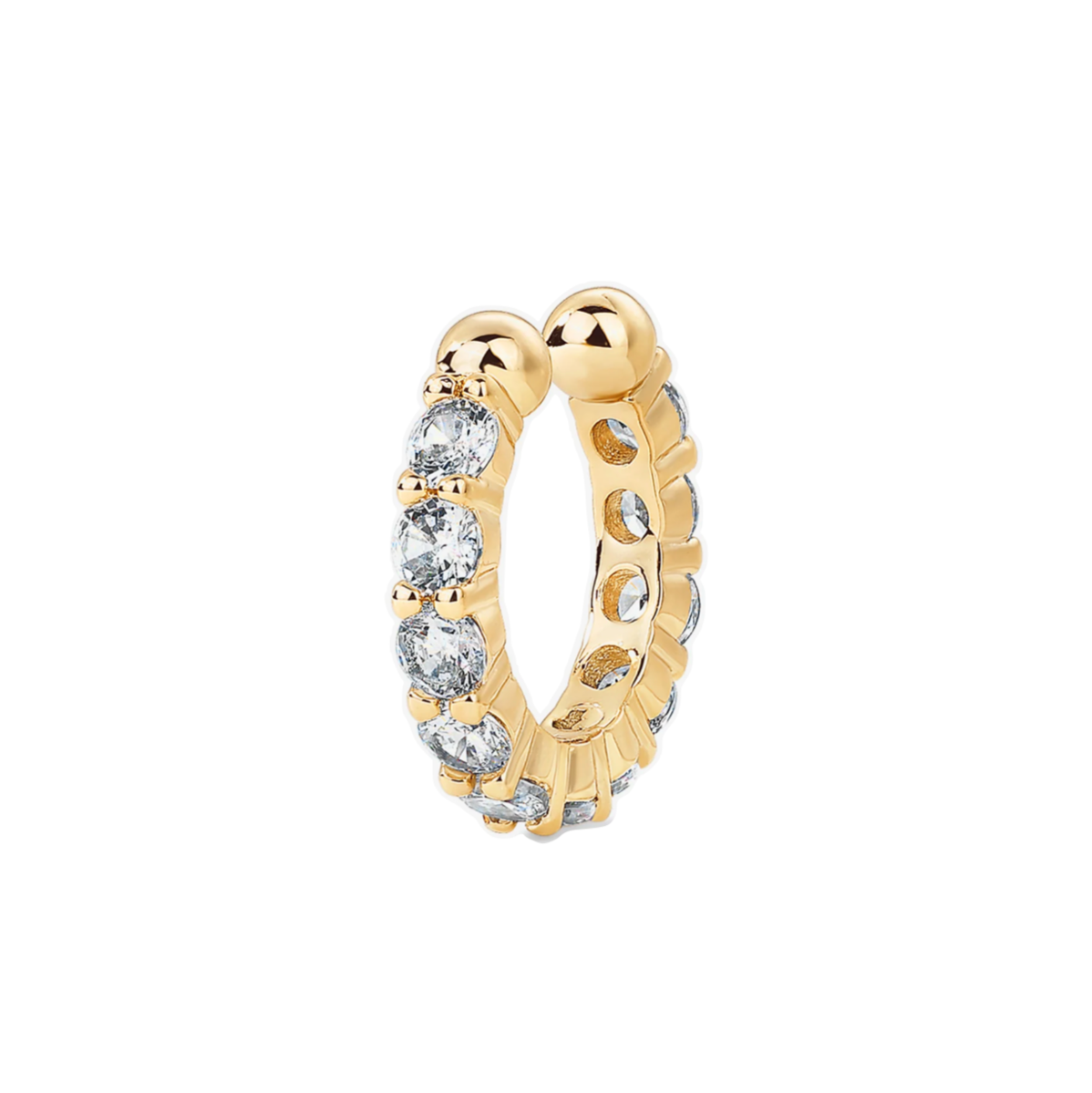 Mia Gold Cubic Zirconia Ear Cuff