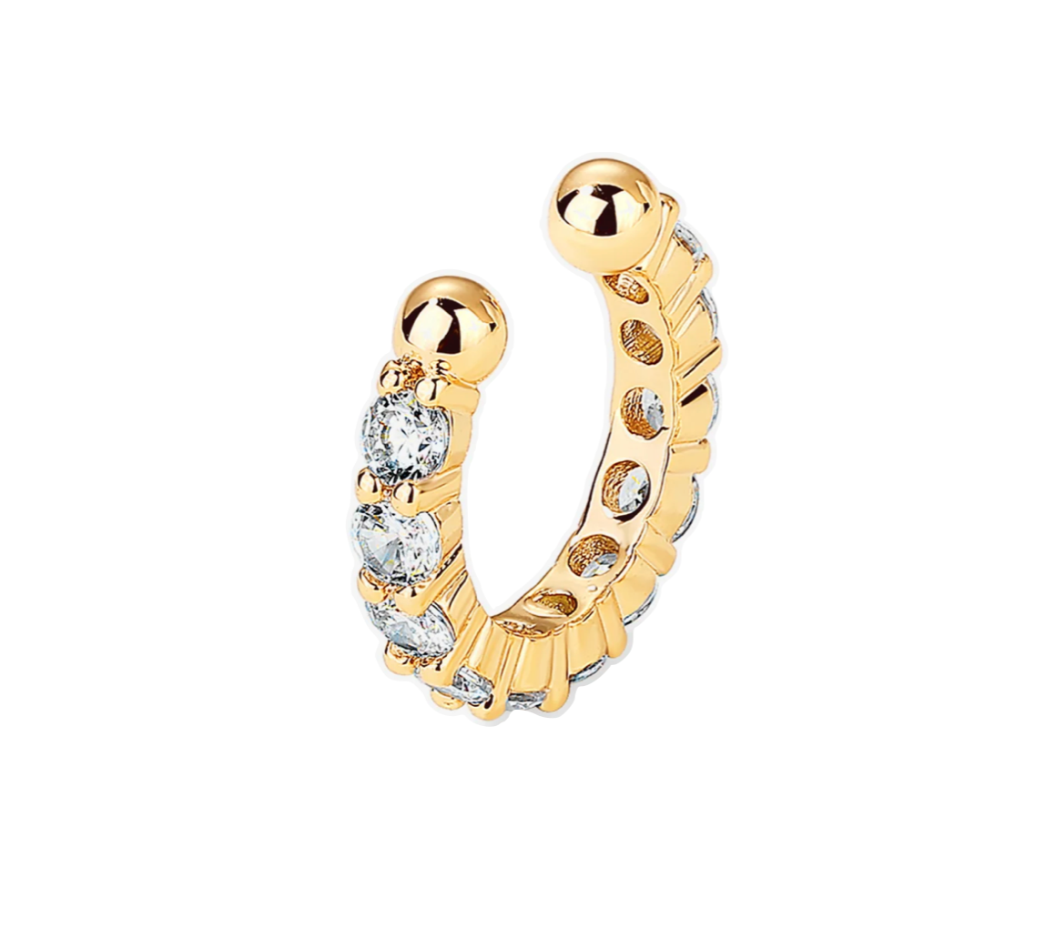 Mia Gold Cubic Zirconia Ear Cuff
