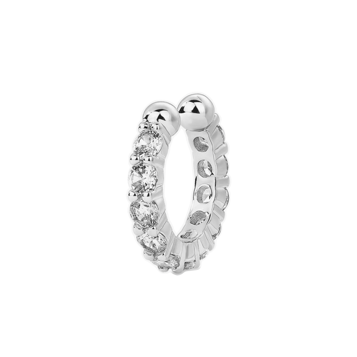 Mia Silver Cubic Zirconia Ear Cuff