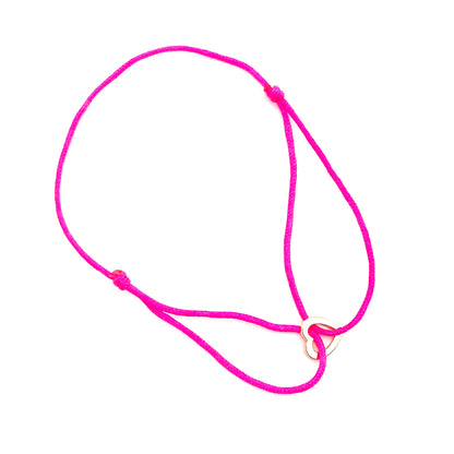 Open Heart Cord Bracelet