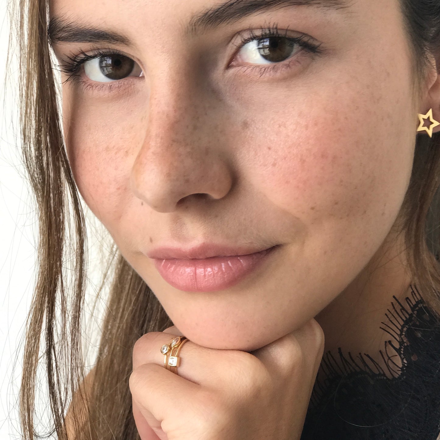 Open Etoile Stud Earring