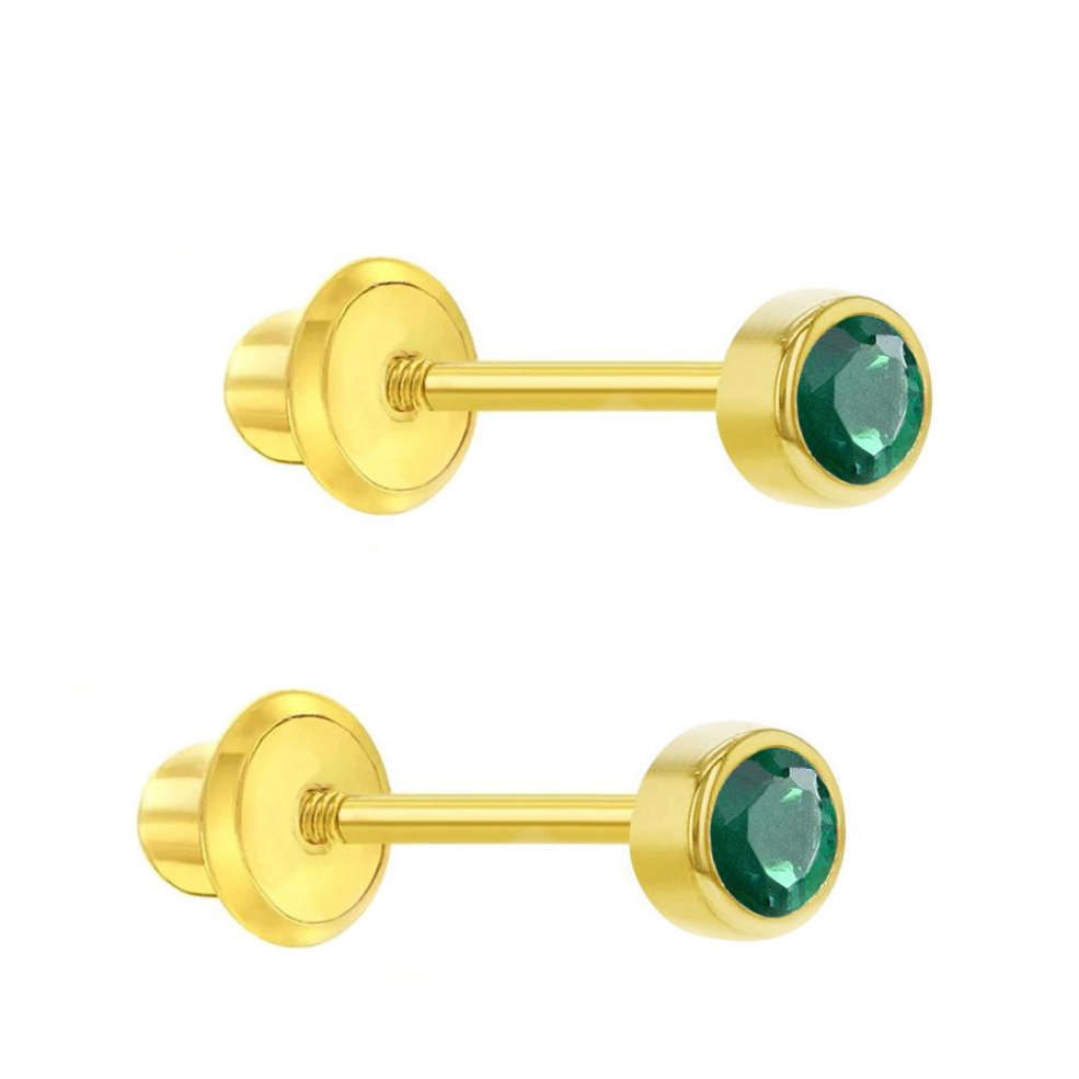 Mini Birthstone Studs