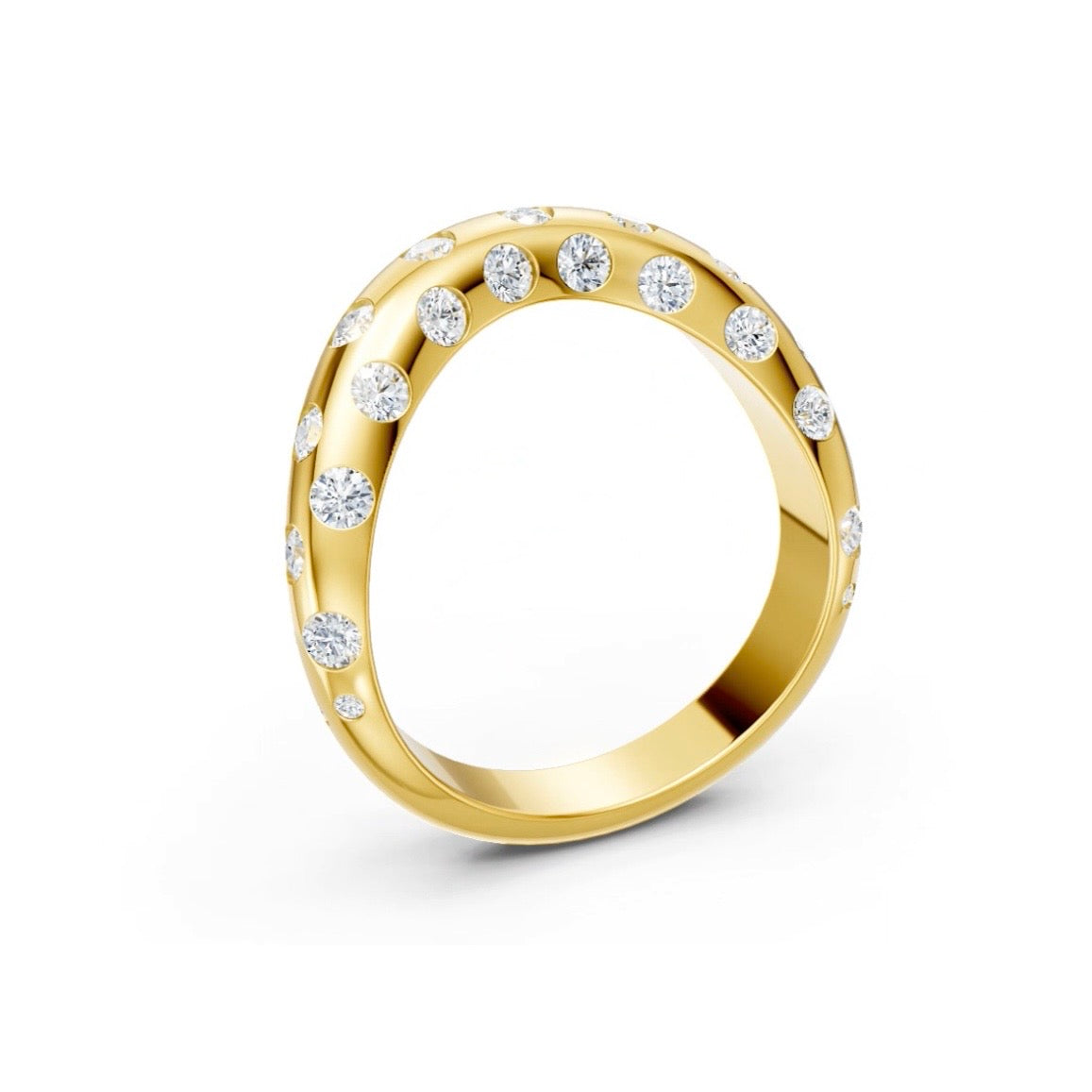 Sam Wave Stackable Ring