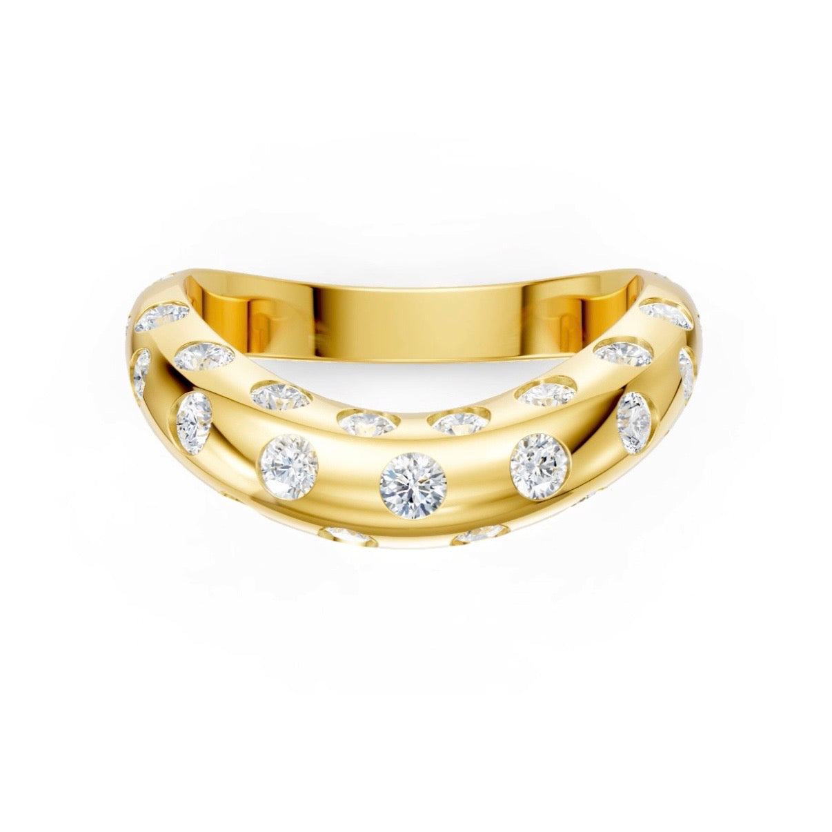 Sam Wave Stackable Ring