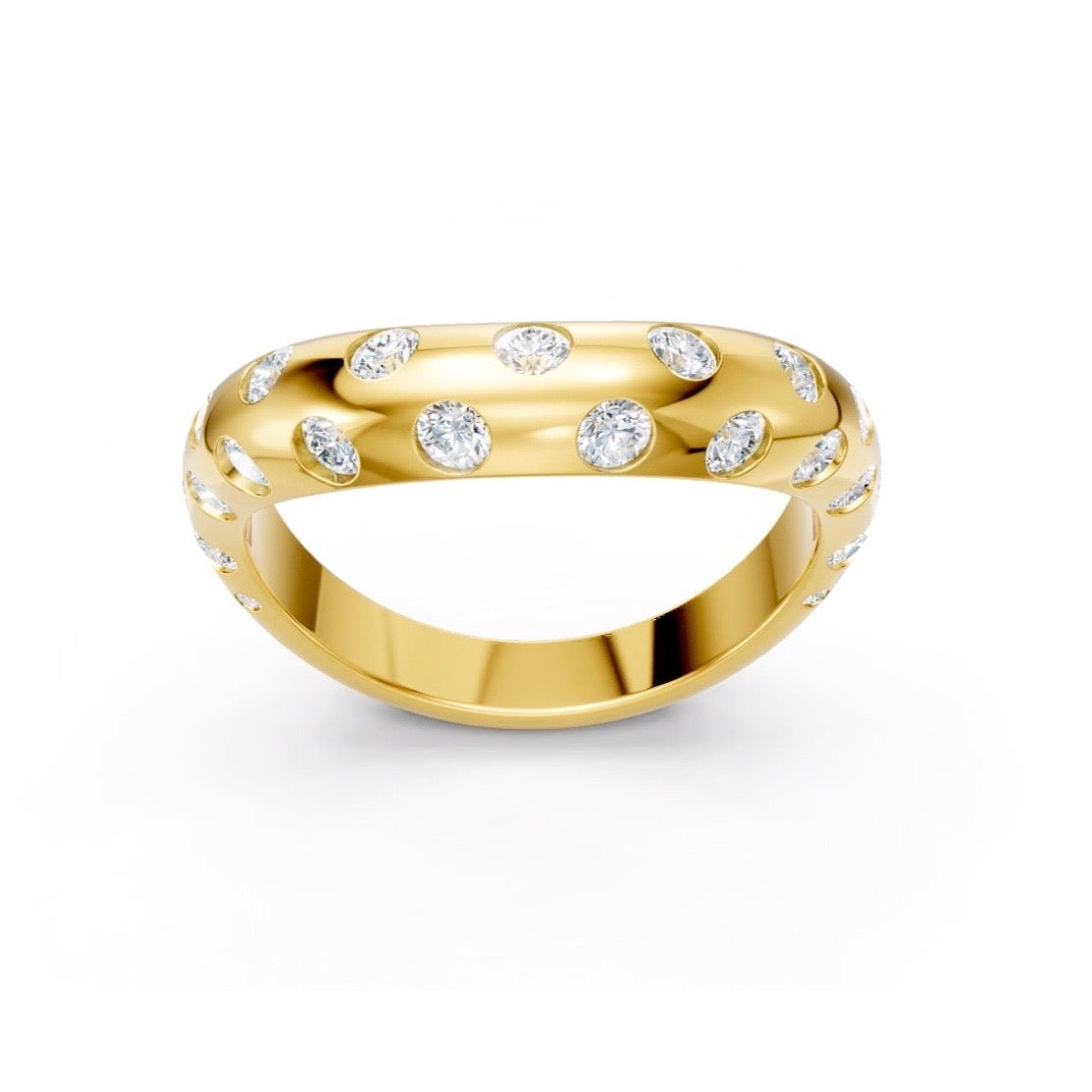 Sam Wave Stackable Ring