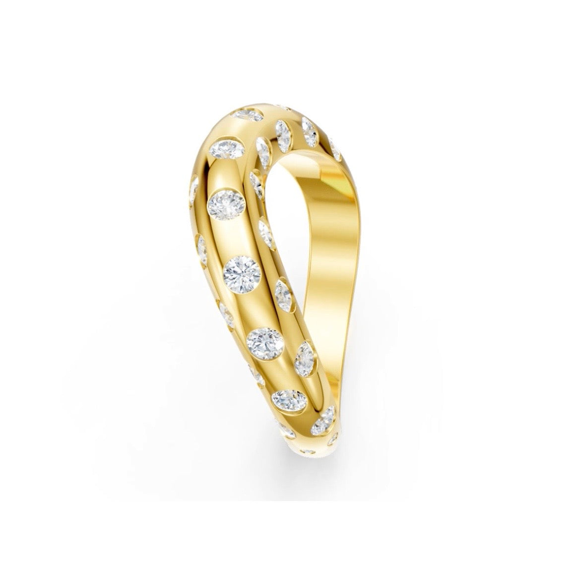 Sam Wave Stackable Ring