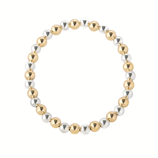 Two Tone 5 MM Eternity Bracelet