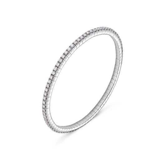 Flex Diamond White Gold Bracelet