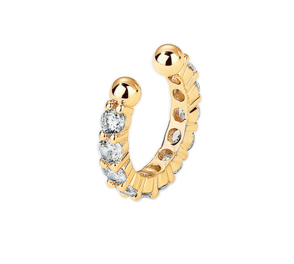 Mia Gold Cubic Zirconia Ear Cuff