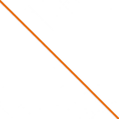 Floating Orange Sapphire Cord Bracelet