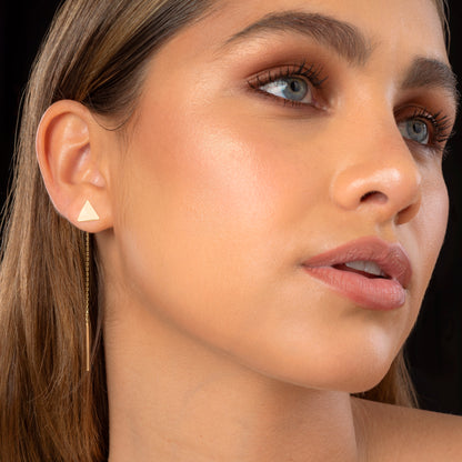 Triangle Threader Earrings
