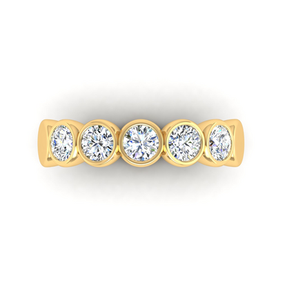 Avi Bezel Set Diamond Ring