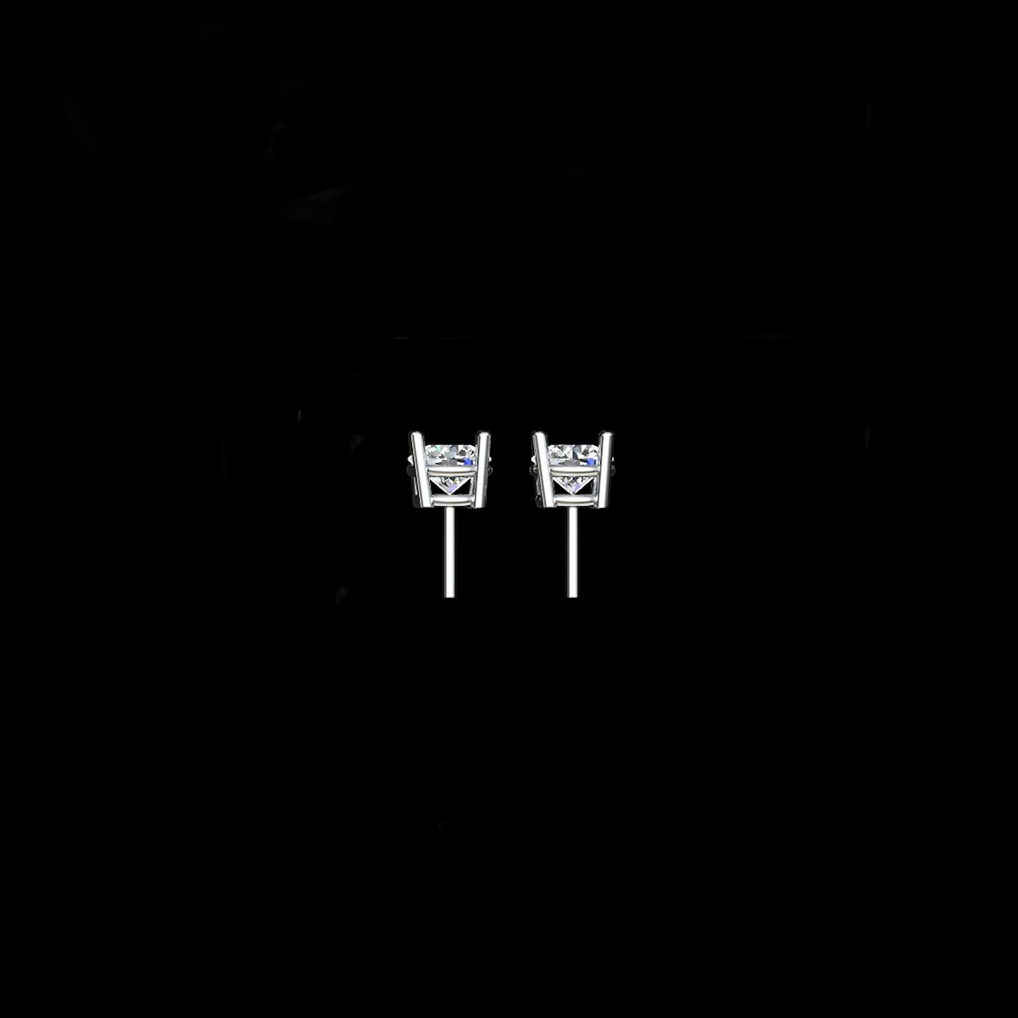 2.05 Carat Hearts and Arrows Lab Grown Diamond Studs