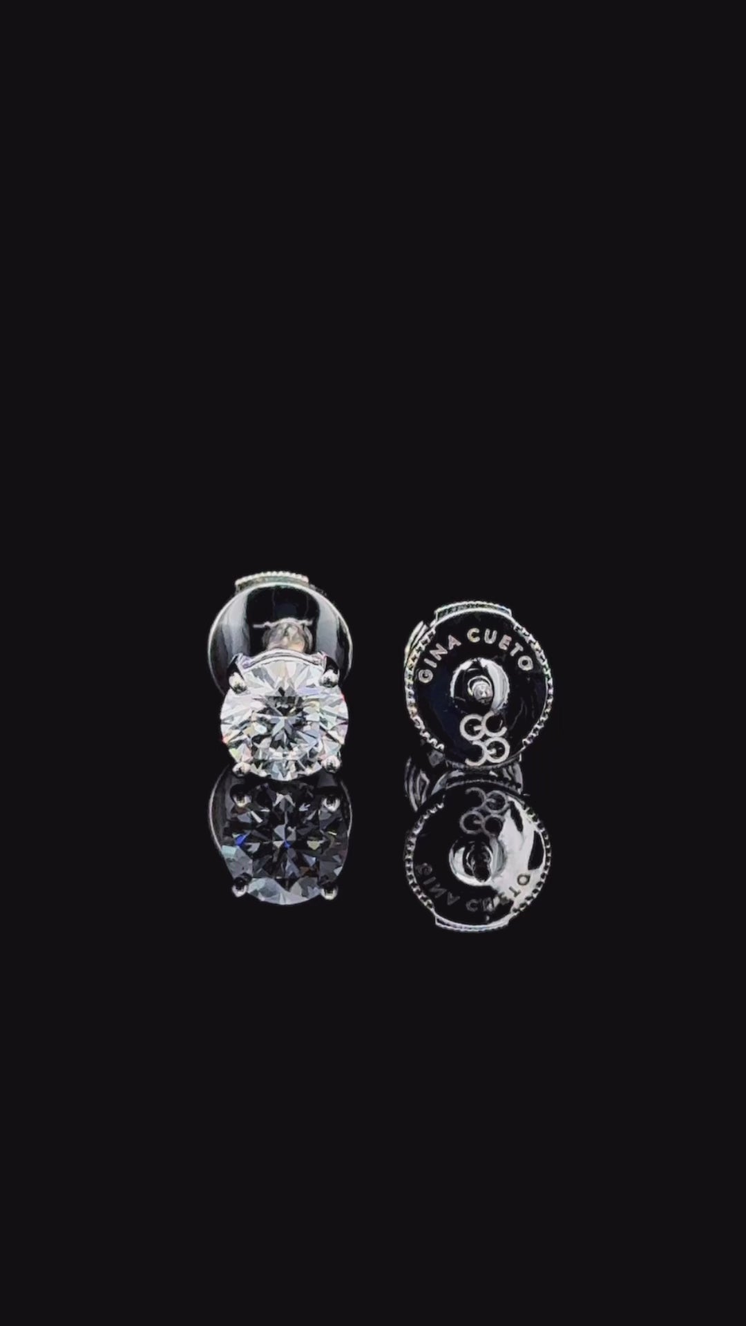 2 carat diamond studs