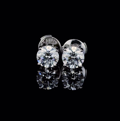 3.00 carat Hearts and Arrows Lab Grown Diamond Studs