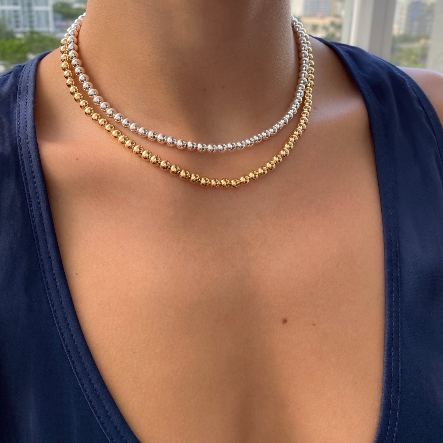 5 MM Eternity Necklace